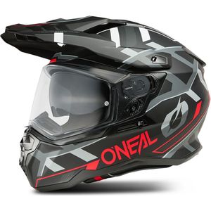 Integraalhelm O'Neal D-SRS Zwart-Rood-Grijs