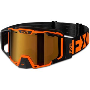 Sneeuwscooterbril FXR Combat Oranje