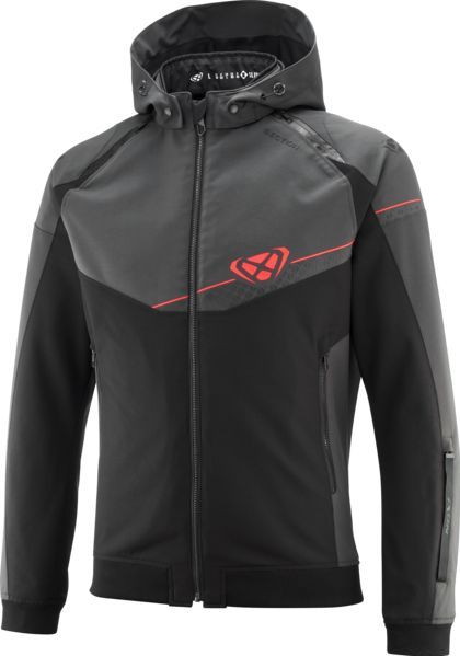 IXON - Section - Hoodie Jacket - Zwart - Ademend, Waterdicht