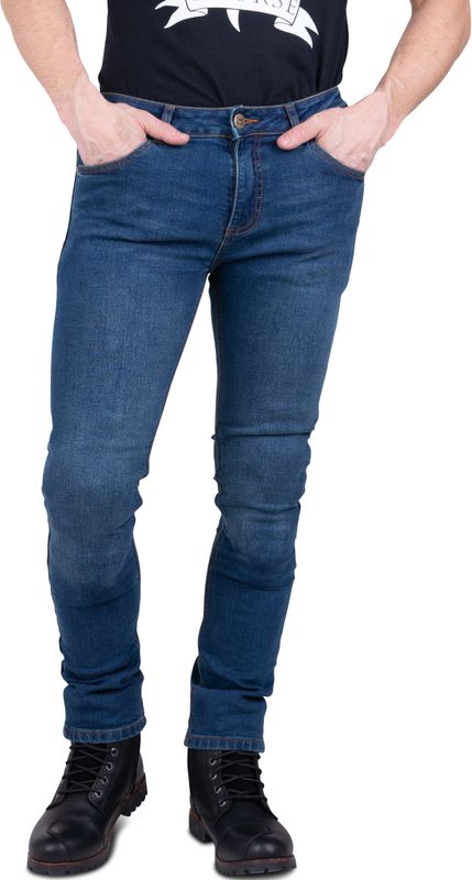 Motorjeans - Course Ethan - Slim Fit - Aramide Gevoerd - CE Beschermers