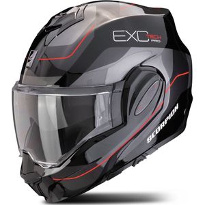 Scorpion - Exo-tech Evo Pro - Modulaire Helm - Zwart - TCT Ultra Materiaal