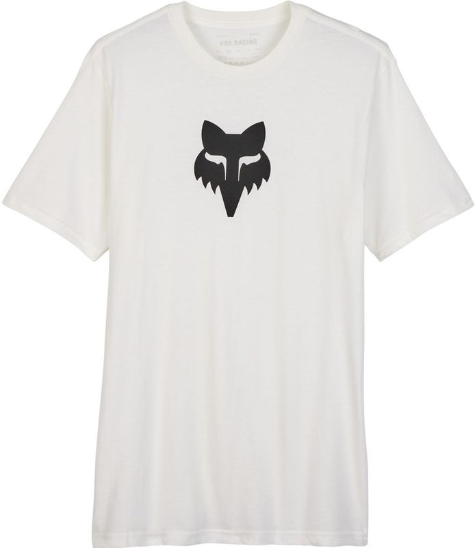 Fox - Head Premium - T-shirt - Wit - Korte Mouwen