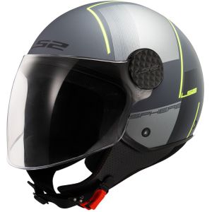 LS2 - OF558 Sphere Lux II - Jethelm - Lichtgewicht - HPTT Schaal - Krasbestendig Vizier