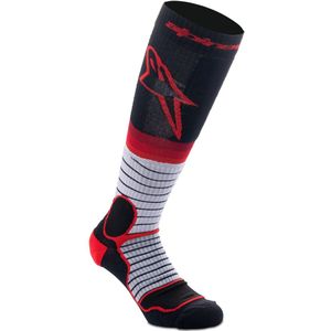 Crosssokken Alpinestars Pro Zwart-Grijs-Rood