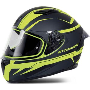 Integraalhelm Stormer ZS 601 Neon Geel-Zwart-Grijs