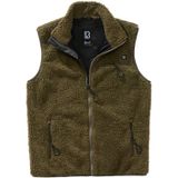 Bodywarmer Brandit Teddyfleece Olijfgroen