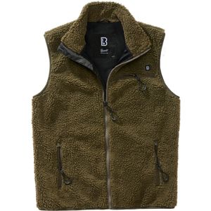 Bodywarmer Brandit Teddyfleece Olijfgroen