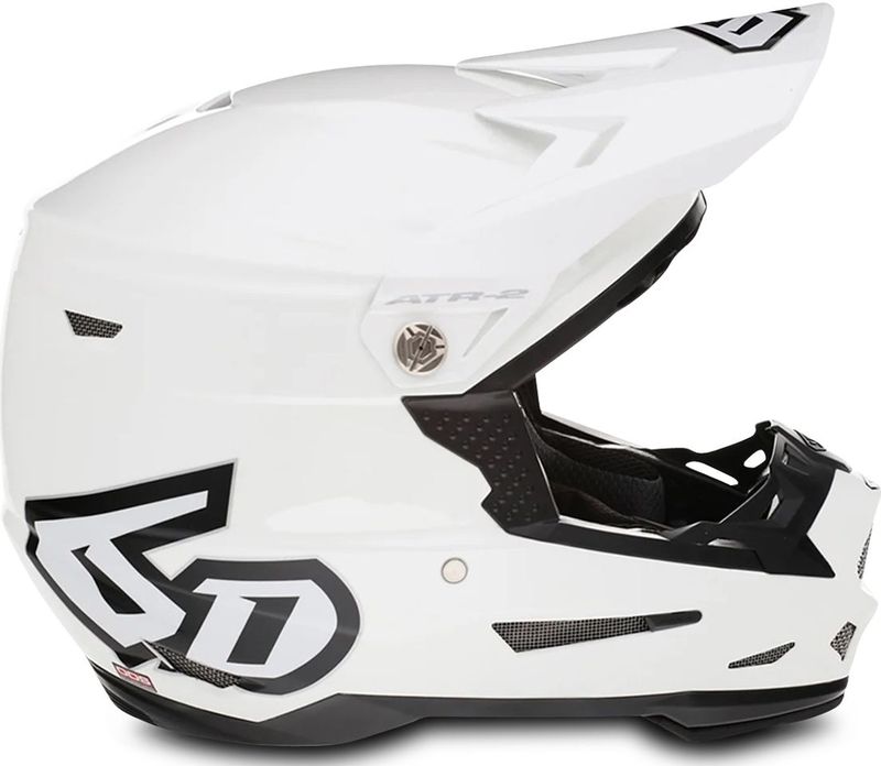 Crosshelm 6D ATR-2 - Solid - Motorhelm - Geavanceerd ODS-systeem - Duurzame tri-composiet schaal