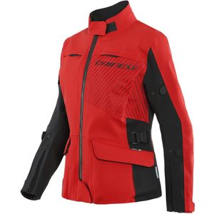 Motorjas Dames Dainese Tonale Lady D-Dry XT Tour Rood-Zwart