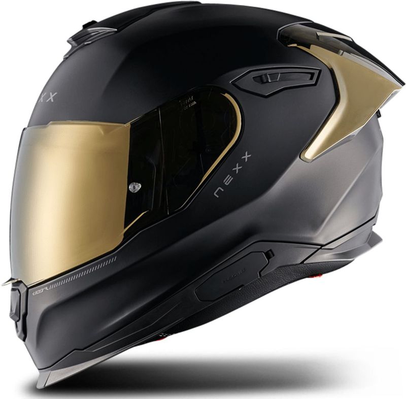 Y.100R - Integraalhelm - Zwart - Kunststof - Met Actiecameraondersteuning