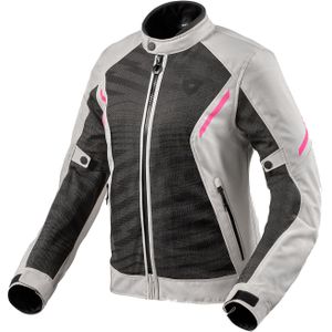 Motorjas Rev'It! Torque 2 H2O Dames Zwart-Lichtgrijs