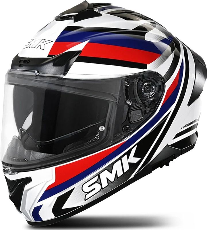 Integraalhelm SMK Typhoon Freeride Wit-Rood