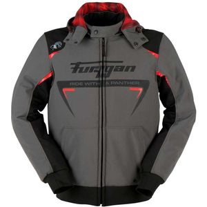 Motorjas Furygan Sektor Roadster Grijs-Zwart-Rood