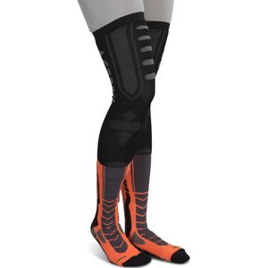 Sokken Acerbis X-Leg Pro Zwart-Oranje