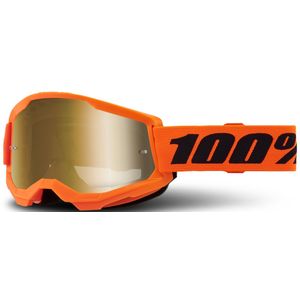 Crossbril Kinderen 100% Strata 2 Neon Oranje-Goud
