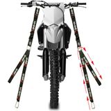 24MX - Spanbanden - Zwart - 3,8 x 210 cm - Maximaal 550 kg