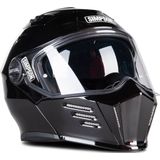 Simpson Darksome - Systeemhelm - Zwart - Maxx-3C Tricomposiet