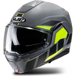 Modulaire Helm HJC I100 Beis Zwart-Geel