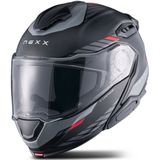 X.Lifetour - Modulaire Helm - Geluidsarm - Zwart - Rubber Afdichting