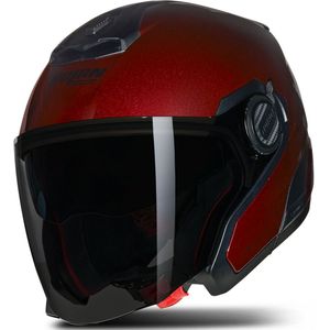 NOLAN - N40-5 06 Classico Nobile - Motorhelm - Glanzend Visceral Rood - Comfortabele Voering