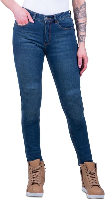 Motorjeans - Course Lara - Slim Fit - Dames - Aramide Gevoerd - Hoge Taille
