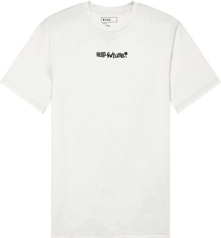 Fox - Future Premium - T-shirt - Wit - Fijn Gebreid Jersey