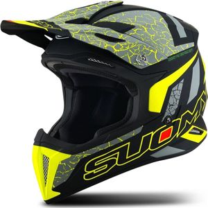 Crosshelm Suomy X-Wing Reel Mat Geel Fluo