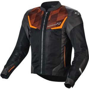 Macna - Orcano - Motorjas - Zwart - 3D-mesh - Polyester