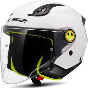 LS2 - OF622 Funny II - Open Face Helm - Wit - Lichtgewicht