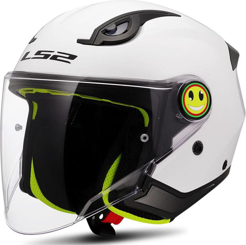 LS2 - OF622 Funny II - Open Face Helm - Wit - Lichtgewicht
