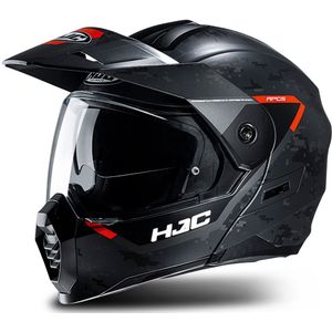 Modulaire Helm HJC C80 Bult Zwart-Oranje