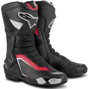 Motorlaarzen Alpinestars SMX-6 V3 Zwart-Zilver-Rood