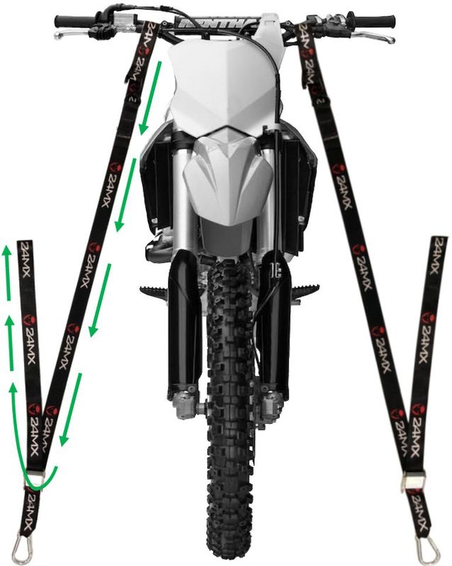 24MX - Spanbanden - 3,8 cm breed - Capaciteit 550 kg - 210 cm lang