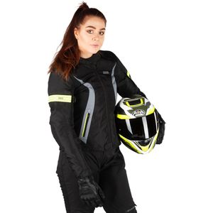 Jas iXS Dames Sport 5/8 ST Zwart-Grijs-Geel