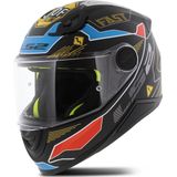 LS2 - FF812 - Kinder Integraalhelm - Mat Grijs Rood - ECE 22.06 Goedgekeurd