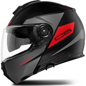 Systeemhelm Schuberth C5 Eclipse Antraciet-Rood