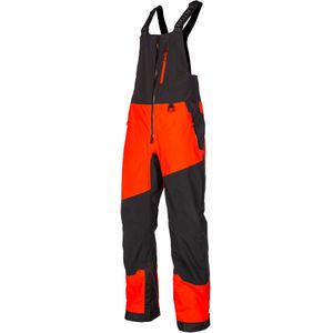 Broek Klim Storm Bib Vurig Rood-Zwart