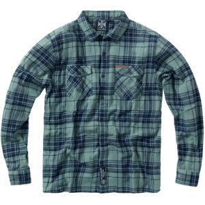 Houthakkershemd West Coast Choppers Rigid Flannel Groen-Marineblauw