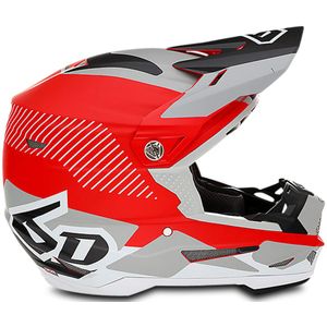 6D - ATR-2 Fusion - Crosshelm - Zwart - Tri-composiet schaal