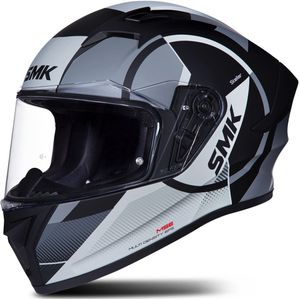 SMK - Stellar Faro - Integraalhelm - Zwart - Lichtgewicht - Ventilatiesysteem