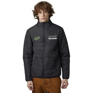 Fox - Kawasaki Howell Jacket - Pufferjack - Zwart - Gewatteerd - DWR-coating
