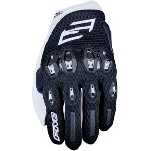 Motorhandschoenen Five Stunt Evo 2 Airflow Zwart-Wit