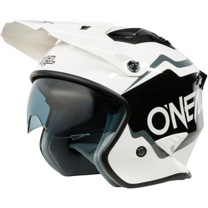 Motorhelm - Hoogwaardig ABS - Zwart - Verstelbaar Vizier - Geventileerd