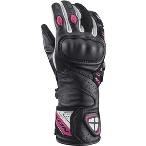 Motorhandschoenen Dames Ixon Thund L Zwart-Fushia