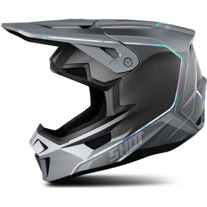 Motorhelm - Glasvezel - Zwart - D3O® Impactbescherming - Mips-systeem