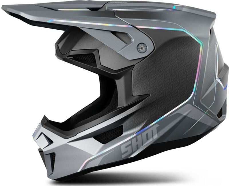 Motorhelm - Glasvezel - Zwart - D3O® Impactbescherming - Mips-systeem