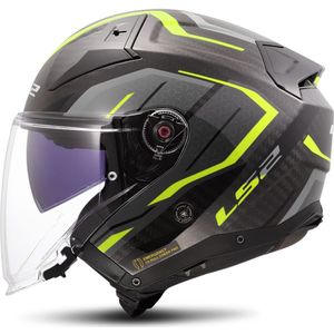 LS2 - OF603 Infinity II - Jethelm - Geel - Carbon