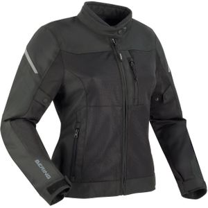 Bering - Ozone - Motorjas - Zwart - Fibretech 600D - Stabiele Mesh