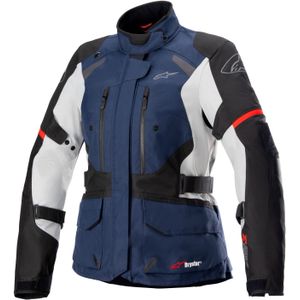 Motorjas Alpinestars Dames Stella Andes V3 Drystar Donkerblauw-Zwart