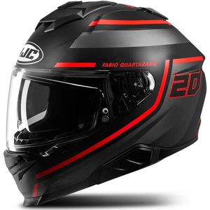 Integraalhelm HJC I71 Fabio Quartararo 20 Zwart-Rood